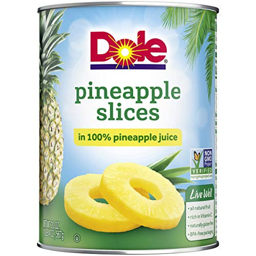 Dole Pineapple Slices in Juice 20 Oz