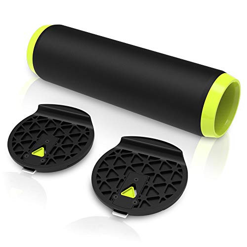 MORFBOARD Balance Xtension Roller Board Extension for Exercise Athletic Training and Board Sports Includes 2 End Block Extensions and 1 Roller Deck Sold Separately CHARGE chartreuseblack