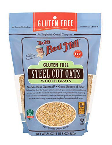 Bobs Red Mill Gluten Free Whole Grain Steel Cut Oats  24 oz  2 pk