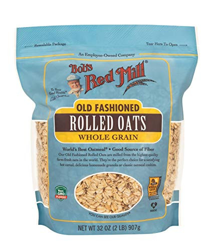 Bobs Red Mill Old Fashioned Regular Rolled Oats 32 Ounce Pack of 1
