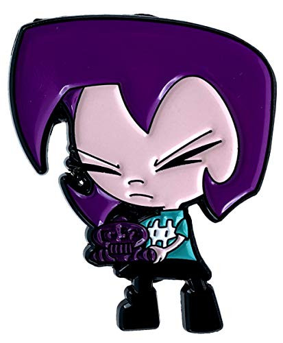 Gaz Playing Video Games  Licensed Invader Zim Collectible Pin