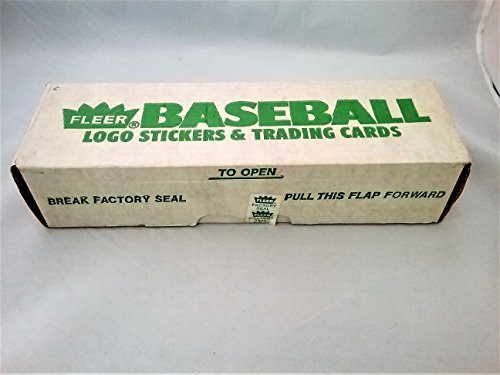 1988 Fleer Baseball Card Factory Sealed Set Green Factory Box Version  Tom Glavines Rookie Card  RC