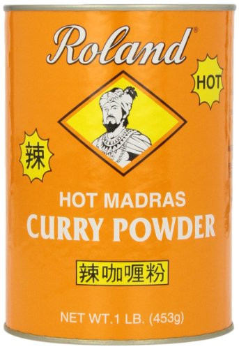 Roland Curry Powder Hot Madras 1 Pound Pack of 4