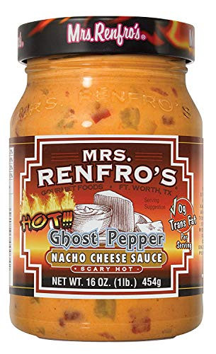 Mrs Renfros Nacho Cheese Sauce with Ghost Pepper 16 oz