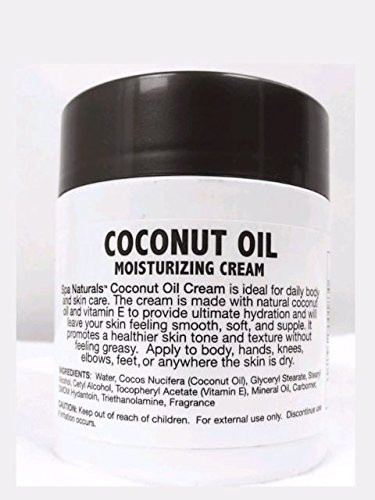 Spa Naturals Extra Virgin Coconut Oil Moisturizing Cream 12oz 2 Pack