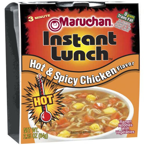 Maruchan HOT  SPICY CHICKEN FLAVOR Instant Lunch 225oz 24 pack