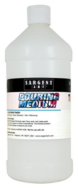 Sargent Art Pouring Acrylic Medium 32 oz 32 Fl Oz Sargent Art Pouring Acrylic Medium 32 oz 32 Fl Oz
