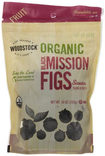 Woodstock Farms Black Mission Dried Figs 10 Ounce