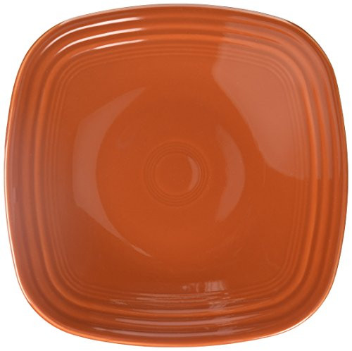 Fiesta 918Inch Square Luncheon Plate Paprika