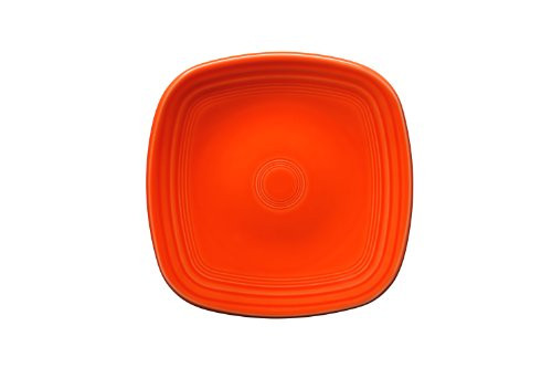 Fiesta Square Luncheon Plate 918Inch Poppy