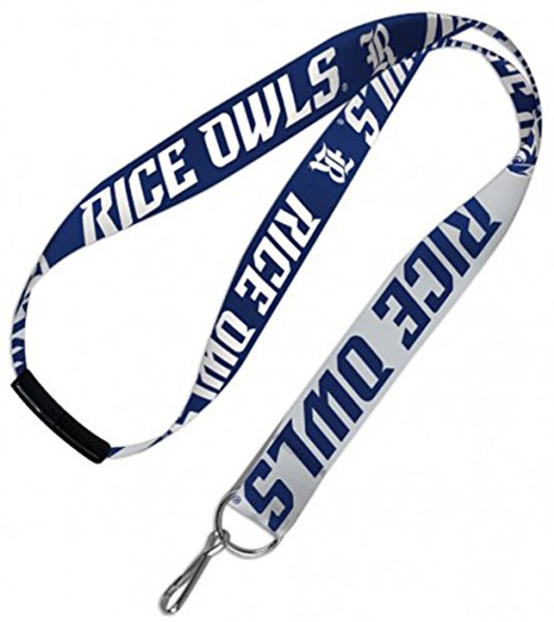WinCraft Rice University Owls Lanyard Key Chain with Plastic Safety Breakaway Clasp WinCraft Rice University Owls Lanyard Key Chain with Plastic Safety Breakaway Clasp