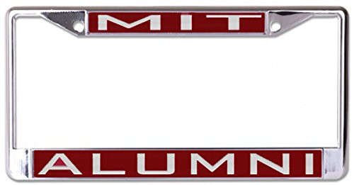 WinCraft Massachusetts Institute of Technology MIT Alumni Premium License Plate Frame Metal with Inlaid Acrylic