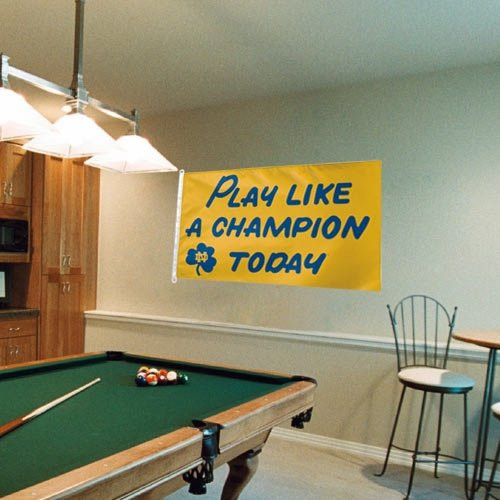 Notre Dame Fighting Irish Play Like A Champion 3X5 Flag Notre Dame Fighting Irish Play Like A Champion 3X5 Flag