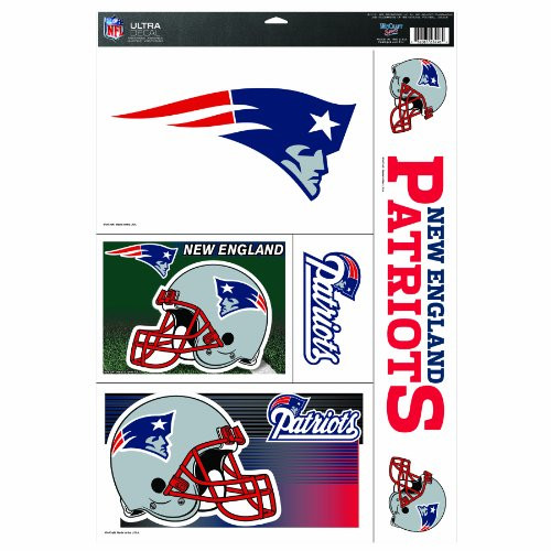NFL New England Patriots 11by17 Ultra Decal Multiple Designs NFL New England Patriots 11by17 Ultra Decal Multiple Designs