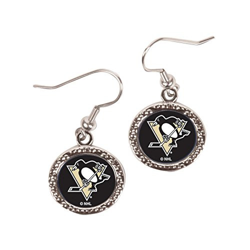 WinCraft NHL Pittsburgh Penguins Round Earrings Large Multi