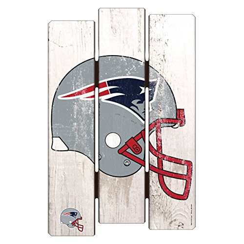 NFL New England Patriots Wood Fence Sign 11 x 17 NFL New England Patriots Wood Fence Sign 11 x 17