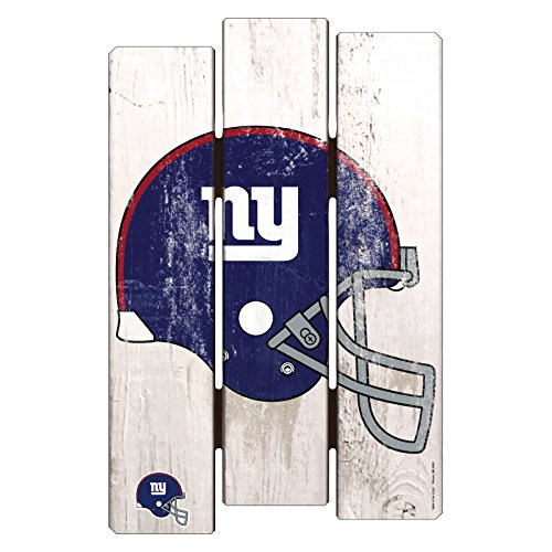 NFL New York Giants Wood Fence Sign 11 x 17 NFL New York Giants Wood Fence Sign 11 x 17