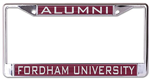 WinCraft NCAA Fordham University Rams Alumni License Plate Frame Metal with Inlaid Acrylic WinCraft NCAA Fordham University Rams Alumni License Plate Frame Metal with Inlaid Acrylic