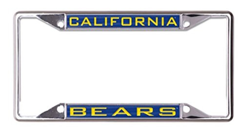 WinCraft NCAA University California Berkeley Cal Bears 6 x 12 Inlaid AcrylicMetal License Plate Frame