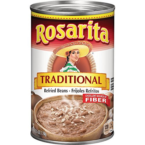 Rosarita Traditional Refried Beans 405 oz
