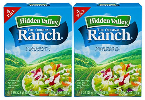 Hidden Valley Original Ranch Seasoning and Salad Dressing Mix Eight 1 Ounce Packets 8 Packets Total