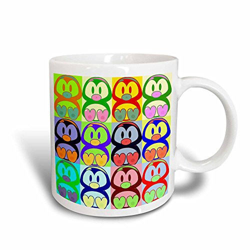 3dRose Cartoon Penguin Pop Art Magic Transforming Mug, 11-Ounce 3dRose Cartoon Penguin Pop Art Magic Transforming Mug, 11-Ounce