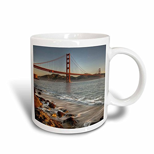 3dRose California/San Francisco/Golden Gate Bridge - David Svilar, Magic Transforming Mug, 11-Oz