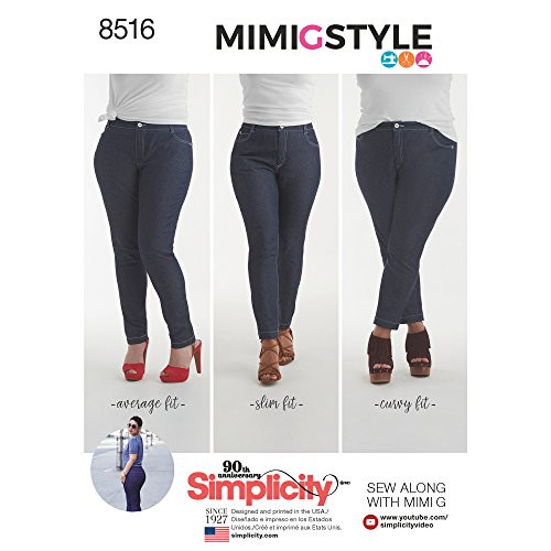 Simplicity Creative Patterns US8516R5 Sewing Pattern Skirts and Pants R5 (14-16-18-20-22)