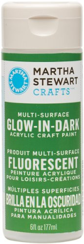 Martha Stewart Glow-in-The-Dark Paint: Green, 6 oz