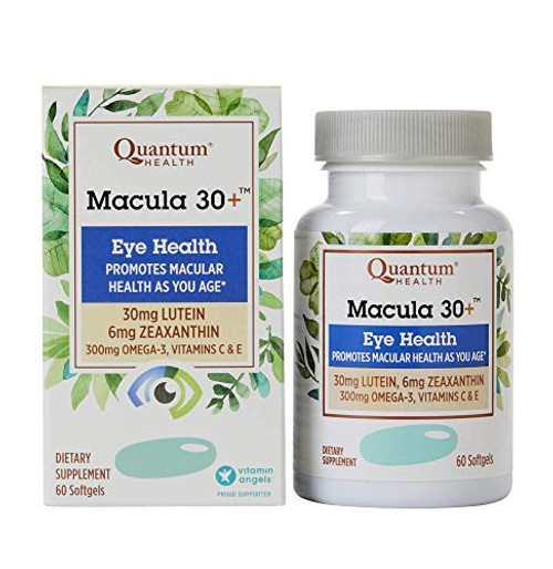 Quantum Health Macula 30 Softgels Eye Supplement Macular Health  Lutein Zeaxanthin Vitamin C and E Omega 3 Zinc  60 Count Quantum Health Macula 30 Softgels Eye Supplement Macular Health  Lutein Zeaxanthin Vitamin C and E Omega 3 Zinc  60 Count