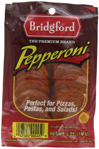 Bridgford Pepperoni Sliced 5Ounce Packages Pack of 6