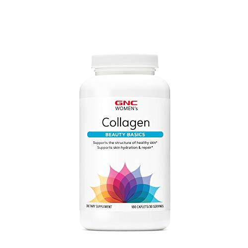 GNC Womens Collagen 180 Caplets Supports Healthy Skin and Elasticity