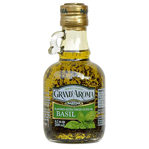 Grandaroma Basil Extra Virgin Olive Oil 85 Oz Bottles Pack Of 3