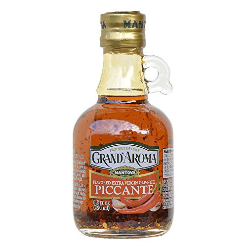 Mantova Grandaroma Piccante Flavored Extra Virgin Olive Oil 85 Ounce Mantova Grandaroma Piccante Flavored Extra Virgin Olive Oil 85 Ounce