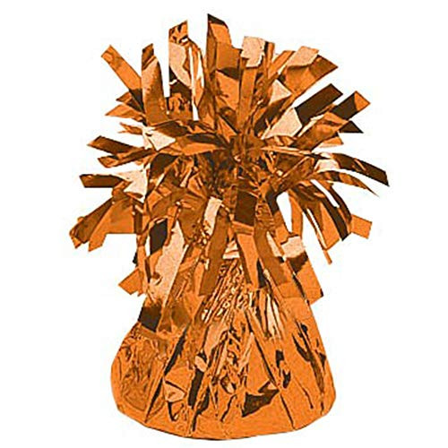 Amscan Foil Balloon Weight 6 oz Orange