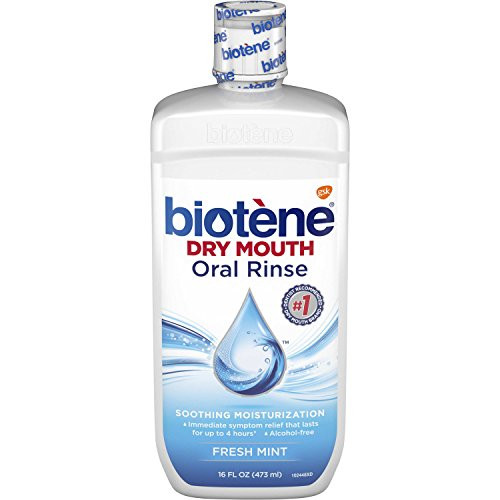 Biotene Fresh Mint Mouthwash for Dry Mouth Relief 16 ounce Pack of 2