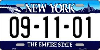 Smart Blonde LP3544 9 11 01 New York Novelty Metal Novelty License Plate