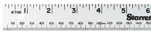 Starrett MS2 Aluminum Straight Edge Meter Stick 3937 Length