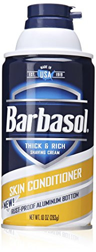 Barbasol Skin Conditioner Thick and Rich Shaving Cream for Men 10 Ounce