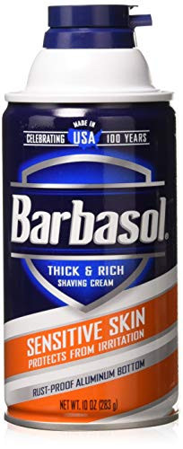 Barbasol Thick  Rich Shaving Cream Sensitive Skin 10 oz Pack of 3