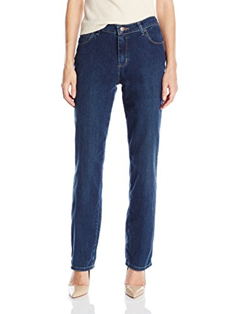 LEE Womens Relaxed Fit Straight Leg Jean Authentic Nile 12