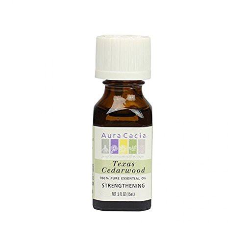 Aura Cacia 100 Percent Pure Organic Cedarwood Texas Essential Oil 05 Ounce 6 per case Aura Cacia 100 Percent Pure Organic Cedarwood Texas Essential Oil 05 Ounce 6 per case