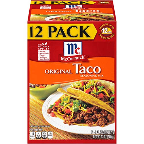 McCormick Original Taco Seasoning Mix 12 pack 12 oz McCormick Original Taco Seasoning Mix 12 pack 12 oz