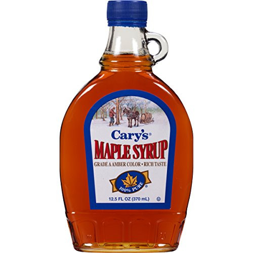Carys Pure Maple Syrup Grade A Amber 125 Ounce