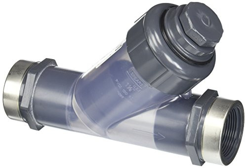 Spears 1621015CLSR PVC Schedule 80 Clear YCheck Valves