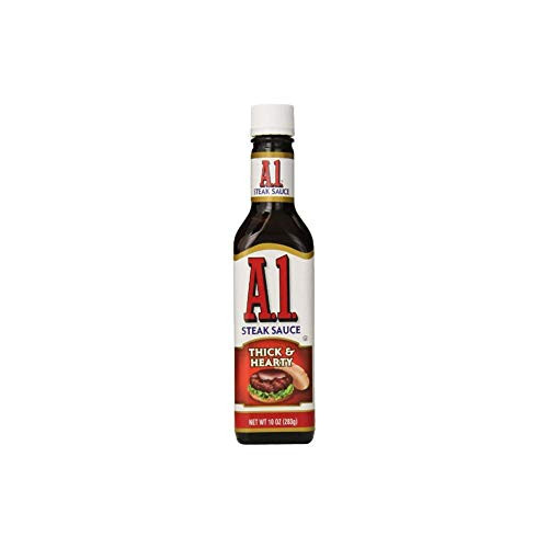A1 Sauce 10oz Glass Bottle Pack of 4 Select Flavor Below Thick  Hearty