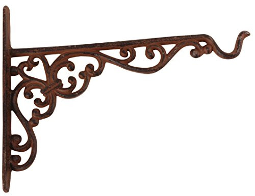 Esschert Design Cast Iron Hanging Basket Hook, Large