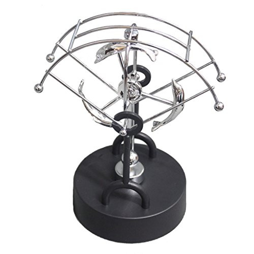 Geocero Physics Mechanics Science Toys  Fan Shaped Kinetic Art Asteroid Newtons Cradle Perpetual Motion Balance Balls Desk Toy Home Decoration Home Office Desk Decoration Perpetual Motion