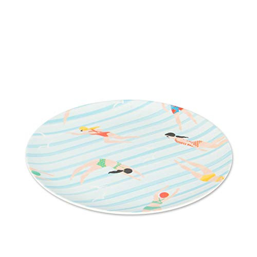 Abbott Collection S4 Sm Swimmer 8 D 8 inches in diameter Small plate