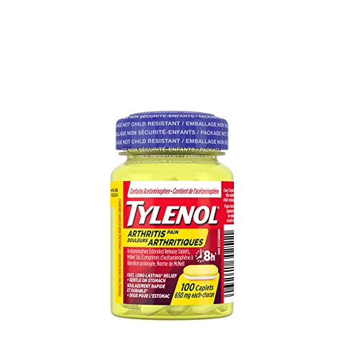 Tylenol Arthritis Pain Reliever 650 mg 100 Pills